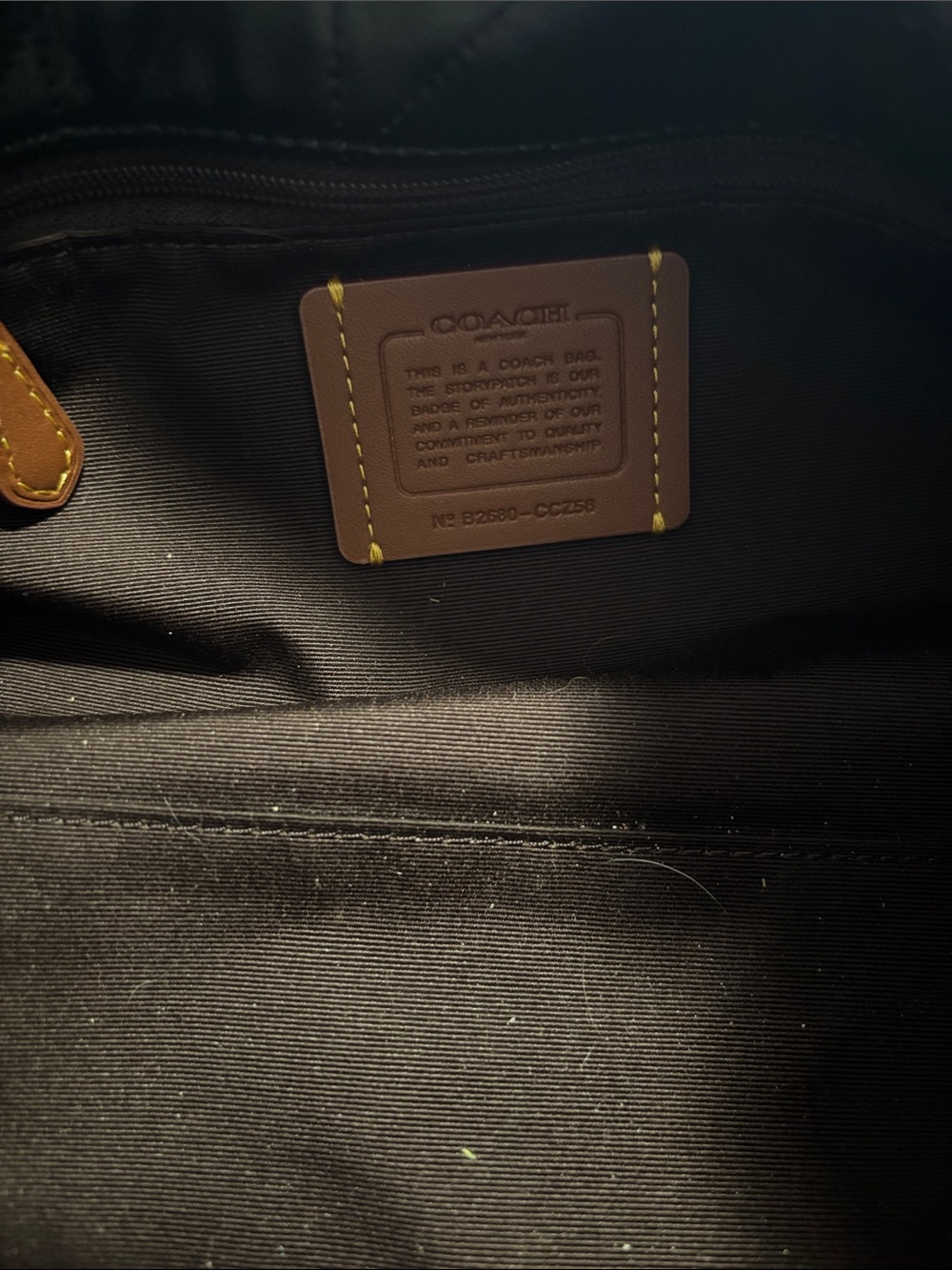 Coach Outlet Faye Large Shoulder Bag With Quilting - Picture 5 of 6